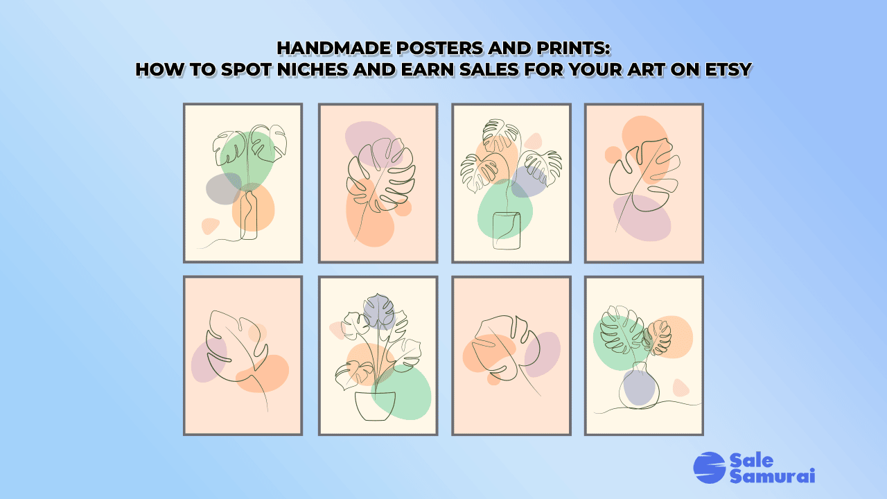 handmade posters etsy