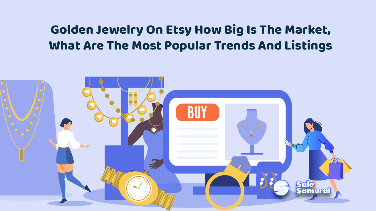 golden jewelry on etsy