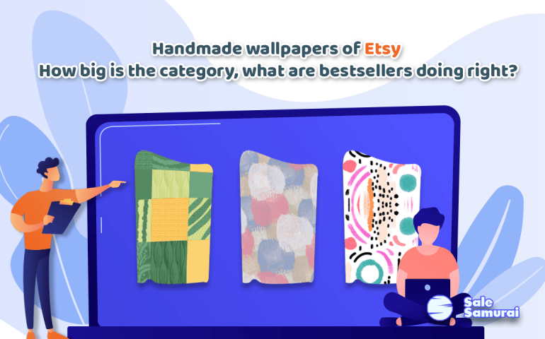 handmade wallpapers etsy