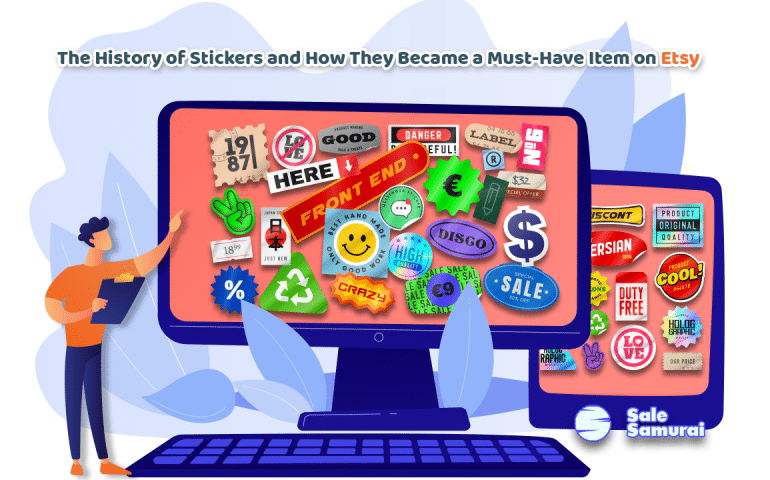 history of stickers