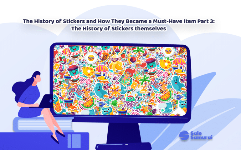history of stickers on etsy